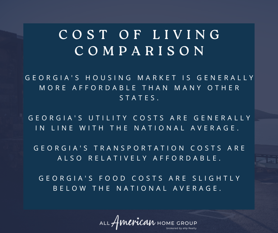 Cost of Living in All American Home Group Newnan, GA